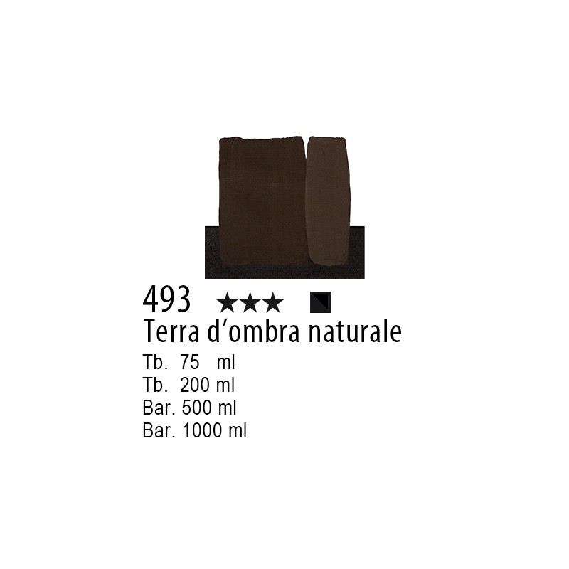 493 - Maimeri Acrilico Terra d'ombra naturale