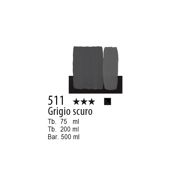 511 - Maimeri Acrilico Grigio scuro