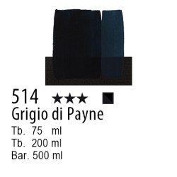 514 - Maimeri Acrilico Grigio di Payne