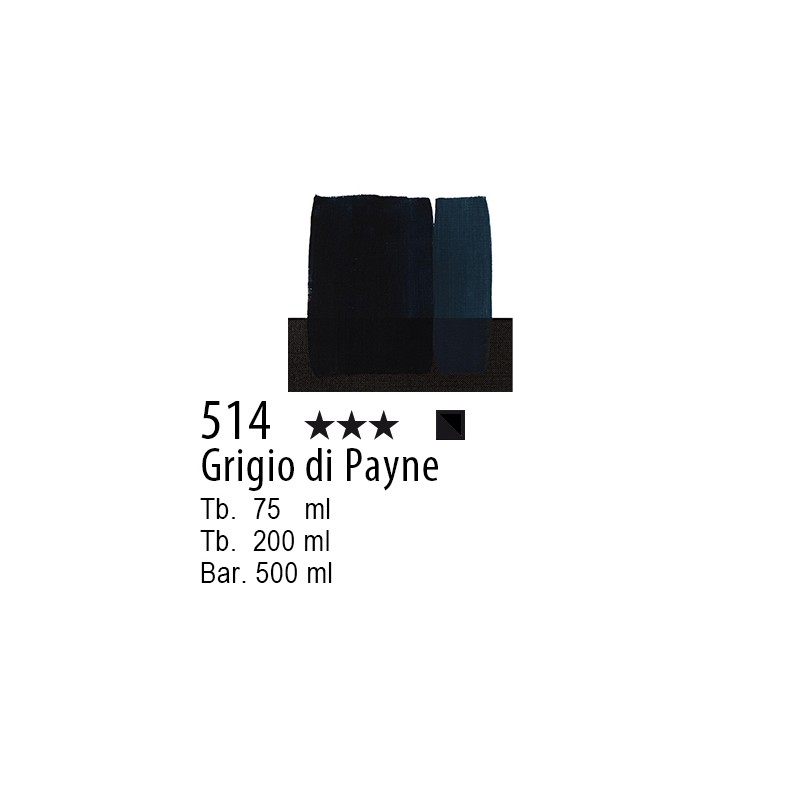 514 - Maimeri Acrilico Grigio di Payne