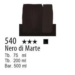 540 - Maimeri Acrilico Nero di Marte