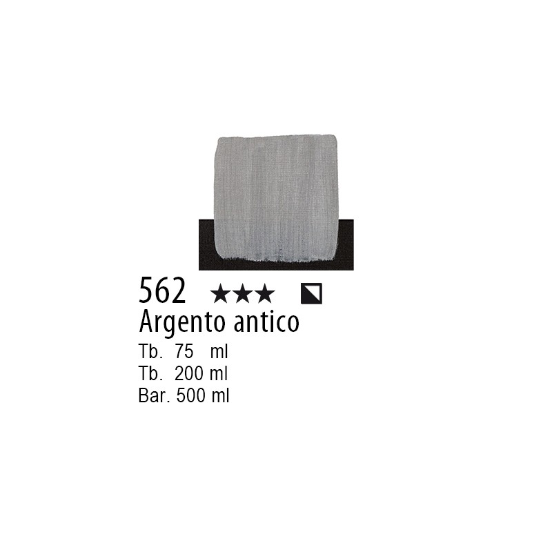 562 - Maimeri Acrilico Argento antico