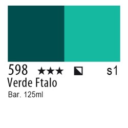 598 - Lefranc Flashe Verde Ftalo