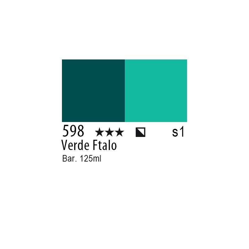 598 - Lefranc Flashe Verde Ftalo