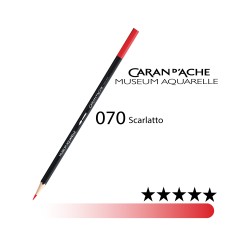 070 - Caran d'Ache matita acquerellabile Museum Scarlatto