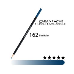 162 - Caran d'Ache matita acquerellabile Museum Blu ftalo