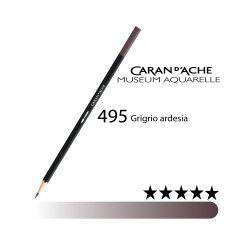 495 - Caran d'Ache matita acquerellabile Museum Grigio ardesia