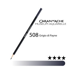 508 - Caran d'Ache matita acquerellabile Museum Grigio di Payne