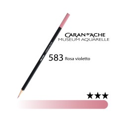 583 - Caran d'Ache matita acquerellabile Museum Rosa violetto