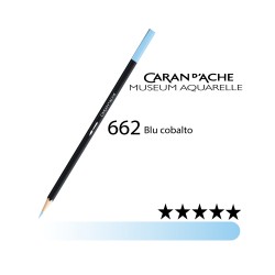662 - Caran d'Ache matita acquerellabile Museum Blu cobalto