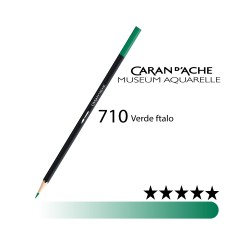 710 - Caran d'Ache matita acquerellabile Museum Verde ftalo