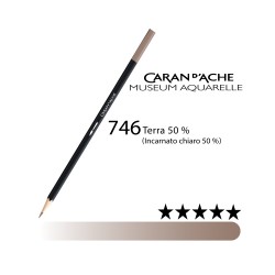746 - Caran d'Ache matita acquerellabile Museum Terra 50%