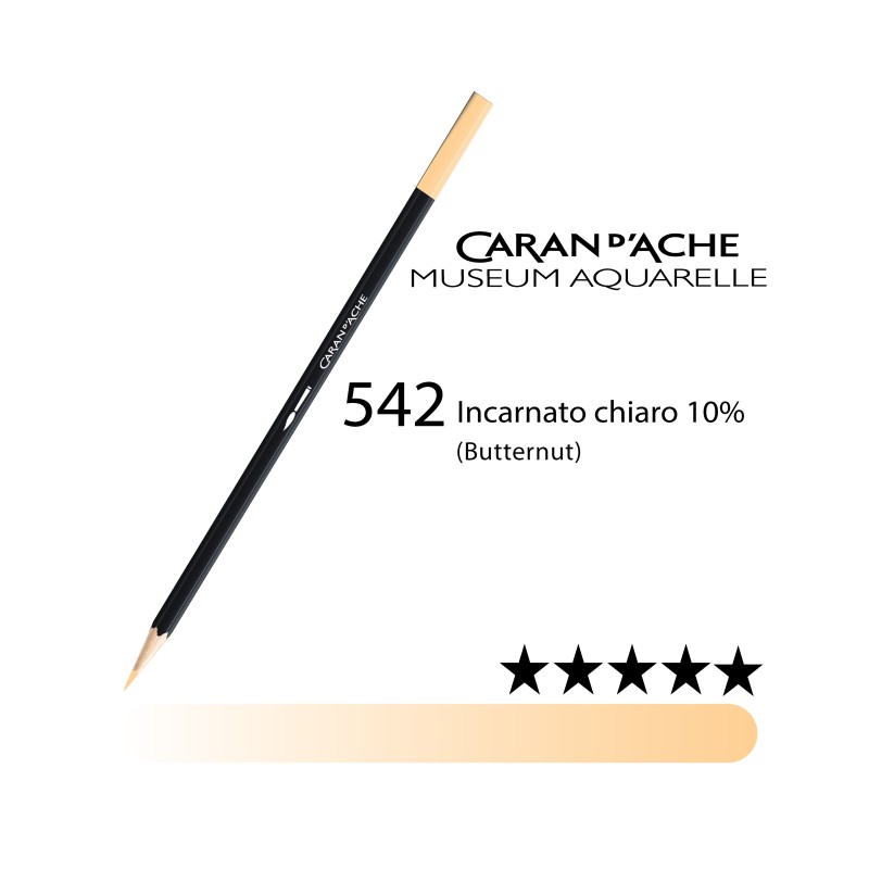 542 - Caran d'Ache matita acquerellabile Museum Incarnato chiaro 10%