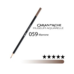 059 - Caran d'Ache matita acquerellabile Museum Marrone