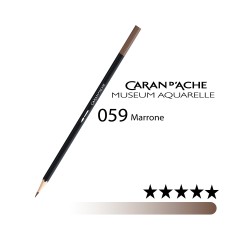 059 - Caran d'Ache matita acquerellabile Museum Marrone