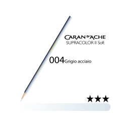004 - Caran d'Ache matita acquerellabile Supracolor Grigio acciaio