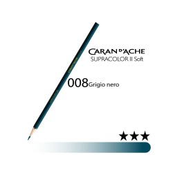 008 - Caran d'Ache matita acquerellabile Supracolor Grigio nero
