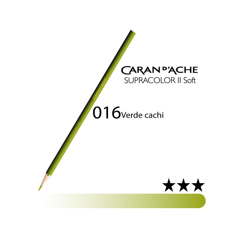 016 - Caran d'Ache matita acquerellabile Supracolor Verde cachi