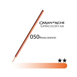050 - Caran d'Ache matita acquerellabile Supracolor Rosso arancio