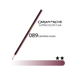 089 - Caran d'Ache matita acquerellabile Supracolor Carminio scuro