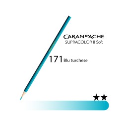 171 - Caran d'Ache matita acquerellabile Supracolor Blu turchese