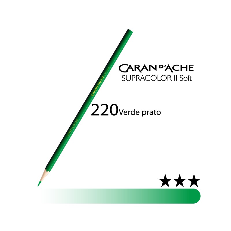 220 - Caran d'Ache matita acquerellabile Supracolor Verde prato