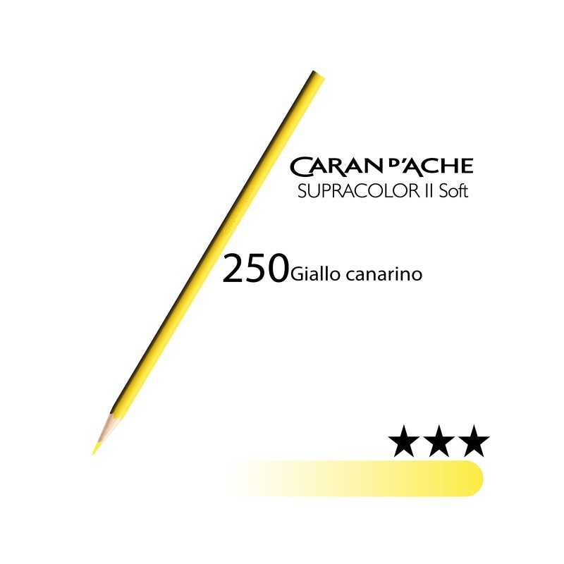 250 - Caran d'Ache matita acquerellabile Supracolor Giallo canarino