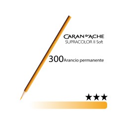 300 - Caran d'Ache matita acquerellabile Supracolor Arancio permanente