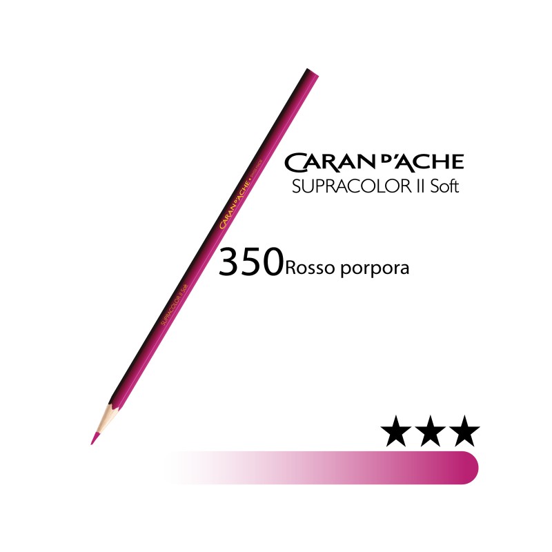 350 - Caran d'Ache matita acquerellabile Supracolor Rosso porpora