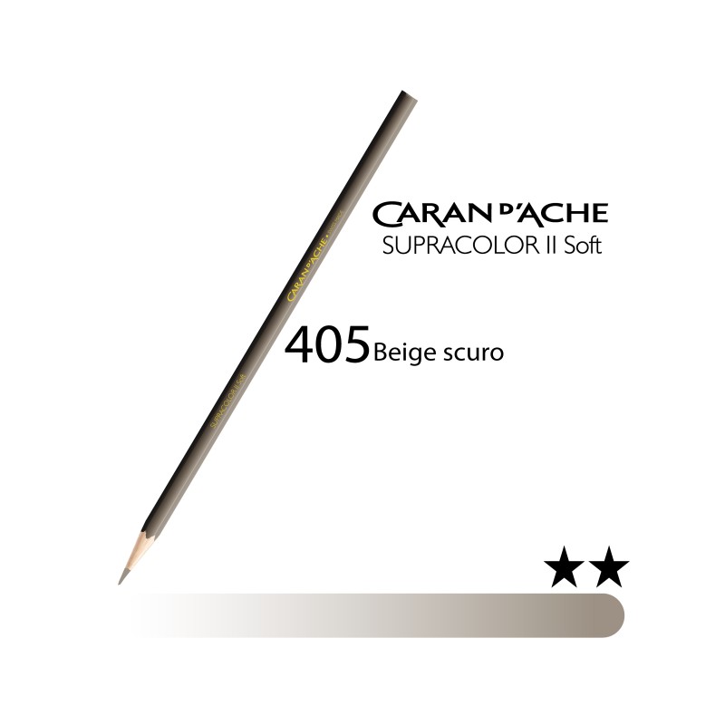 405 - Caran d'Ache matita acquerellabile Supracolor Beige scuro