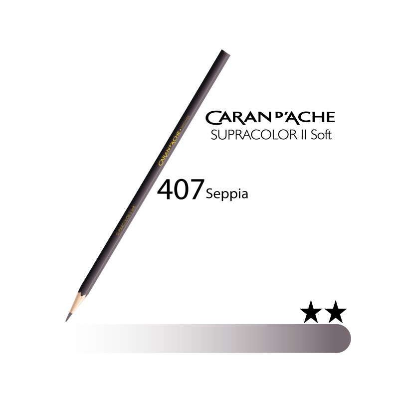 407 - Caran d'Ache matita acquerellabile Supracolor Seppia