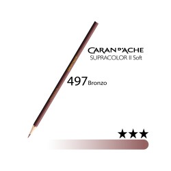 497 - Caran d'Ache matita acquerellabile Supracolor Bronzo