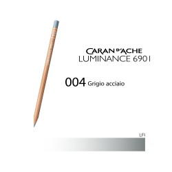 004 - Caran d'Ache matita colorata Luminance 6901 Grigio acciaio