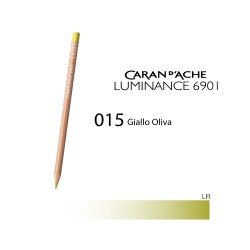 015 - Caran d'Ache matita colorata Luminance 6901 Giallo oliva