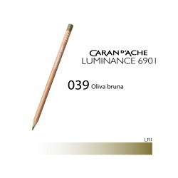 039 - Caran d'Ache matita colorata Luminance 6901 Oliva bruna