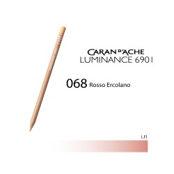 068 - Caran d'Ache matita colorata Luminance 6901 Rosso ercolano