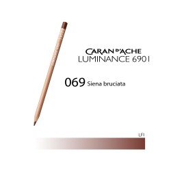 069 - Caran d'Ache matita colorata Luminance 6901 Siena bruciata