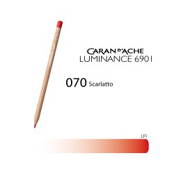 070 - Caran d'Ache matita colorata Luminance 6901 Scarlatto