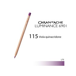 115 - Caran d'Ache matita colorata Luminance 6901 Viola quinacridone