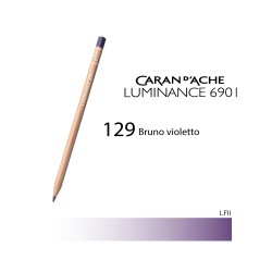 129 - Caran d'Ache matita colorata Luminance 6901 Bruno violetto