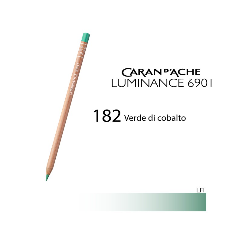 182 - Caran d'Ache matita colorata Luminance 6901 Verde cobalto