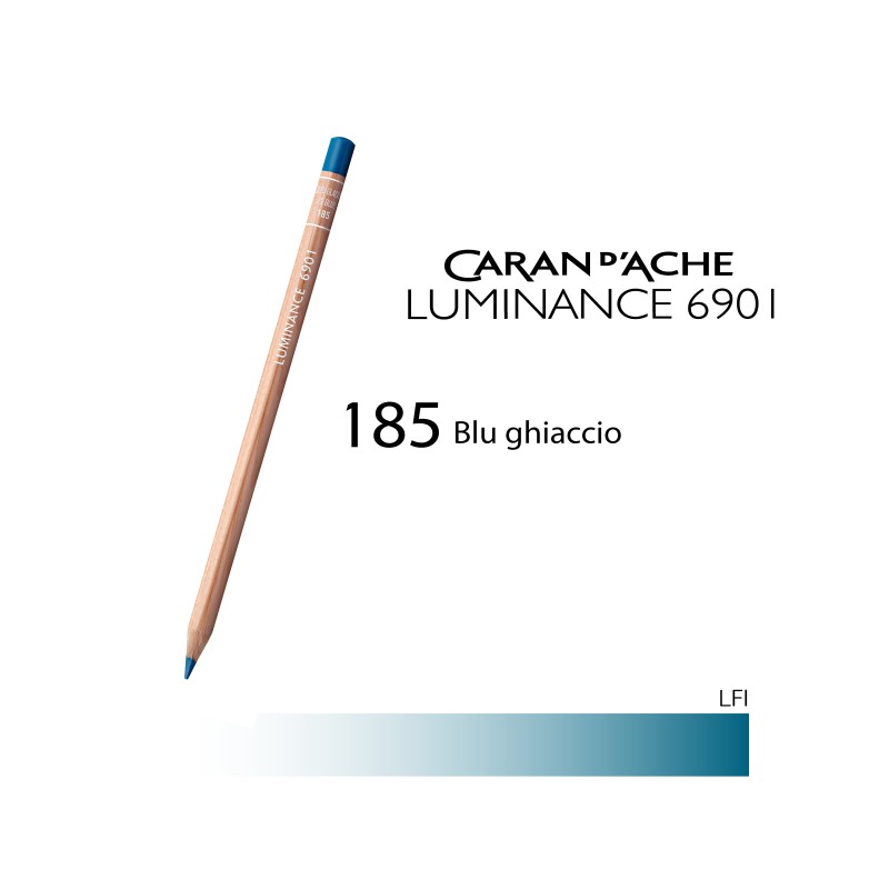 185 - Caran d'Ache matita colorata Luminance 6901 Blu di ghiaccio