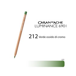 212 - Caran d'Ache matita colorata Luminance 6901 Verde ossido di cromo