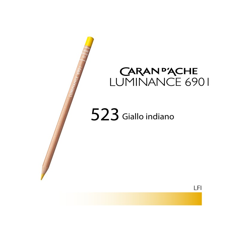 523 - Caran d'Ache matita colorata Luminance 6901 Giallo indiano