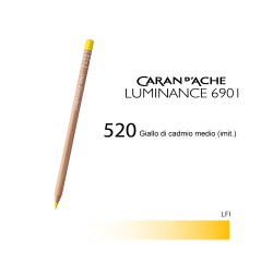 520 - Caran d'Ache matita colorata Luminance 6901 Giallo cadmio