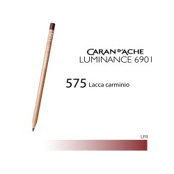 575 - Caran d'Ache matita colorata Luminance 6901 Lacca Carminio