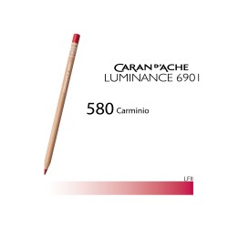 580 - Caran d'Ache matita colorata Luminance 6901 Carminio