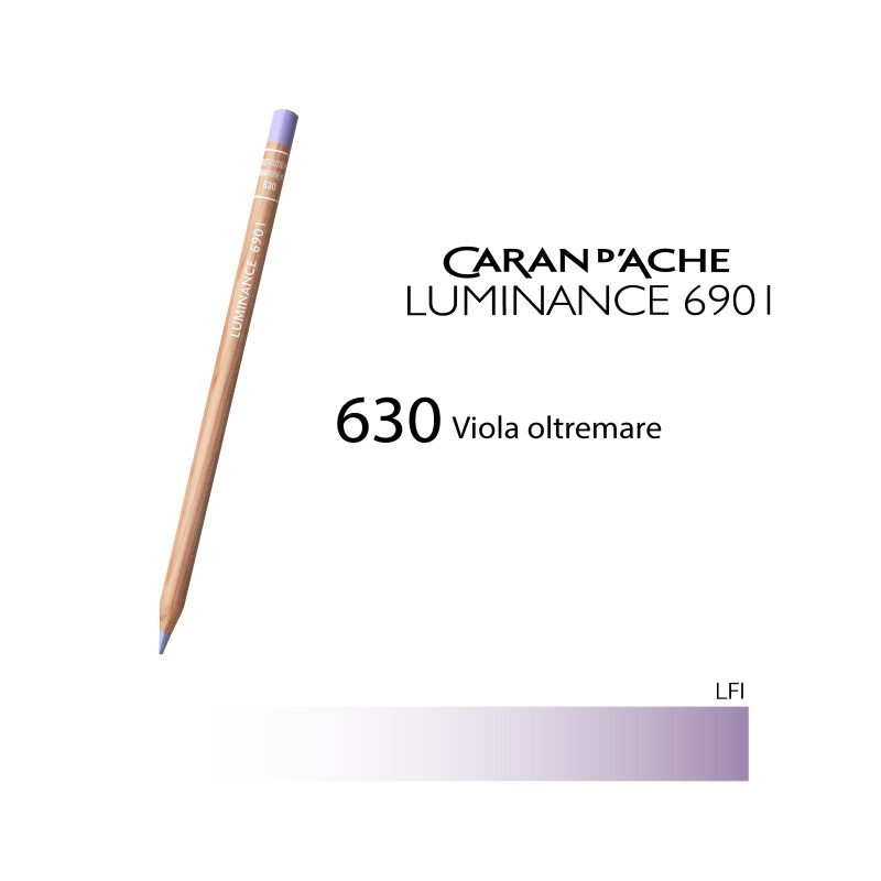 630 - Caran d'Ache matita colorata Luminance 6901 Viola oltremare