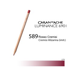 589 - Caran d'Ache matita colorata Luminance 6901 Rosso cremisi