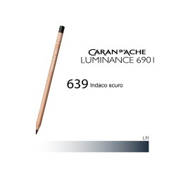639 - Caran d'Ache matita colorata Luminance 6901 Indaco scuro
